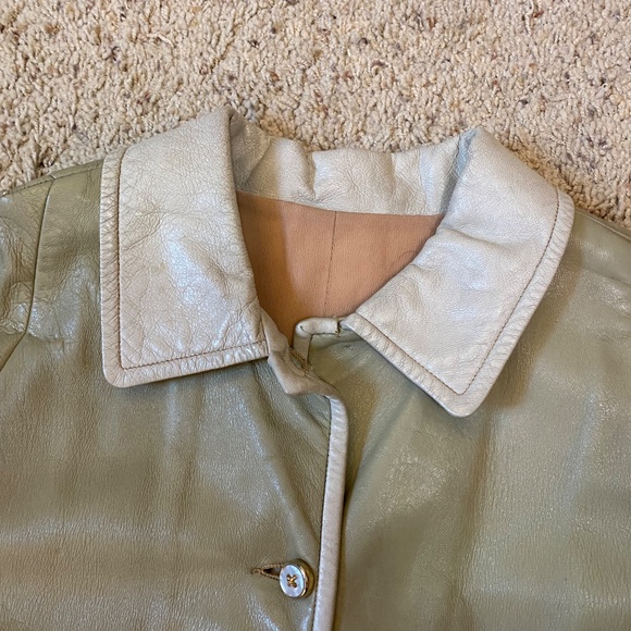 Bonnie Cashin Sills Leather Swing Coat Jacket - Picture 7 of 16